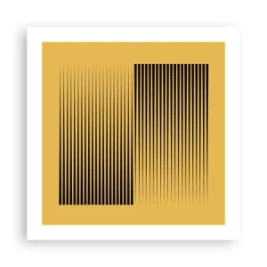 Affiche - Poster - Cadre opposé - 50x50 cm