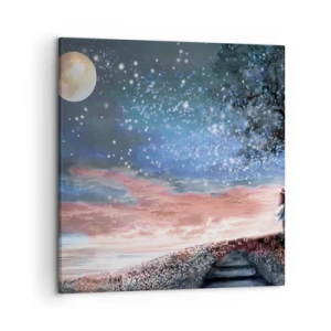 Impression sur toile - Image sur toile - Spectacle étoilé - 50x50 cm