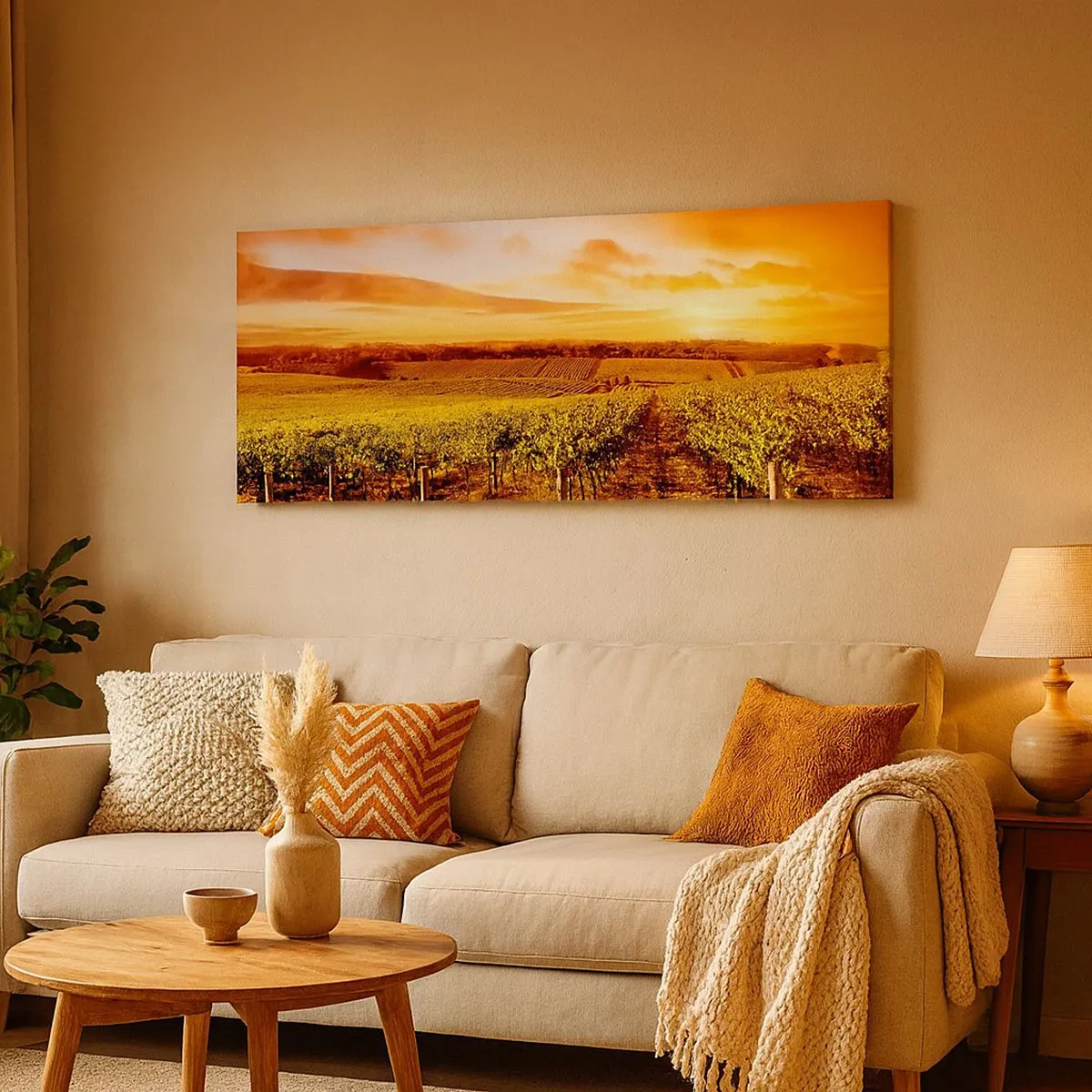 Impression sur toile - Image sur toile - Légèrement fruité avec une pointe de soleil - 100x40 cm