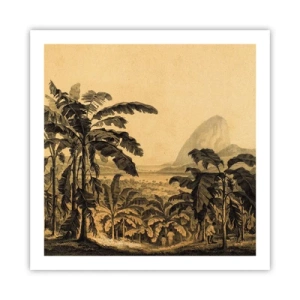 Affiche - Poster - Dans un climat colonial - 60x60 cm