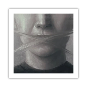 Affiche - Poster - Sans mot - 50x50 cm