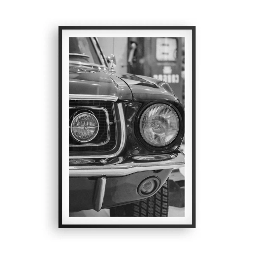 Affiche dans un cadre noir - Poster - Conduire dur - 61x91 cm