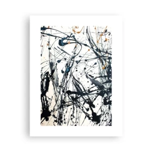 Affiche - Poster - Abstraction expressionniste - 30x40 cm