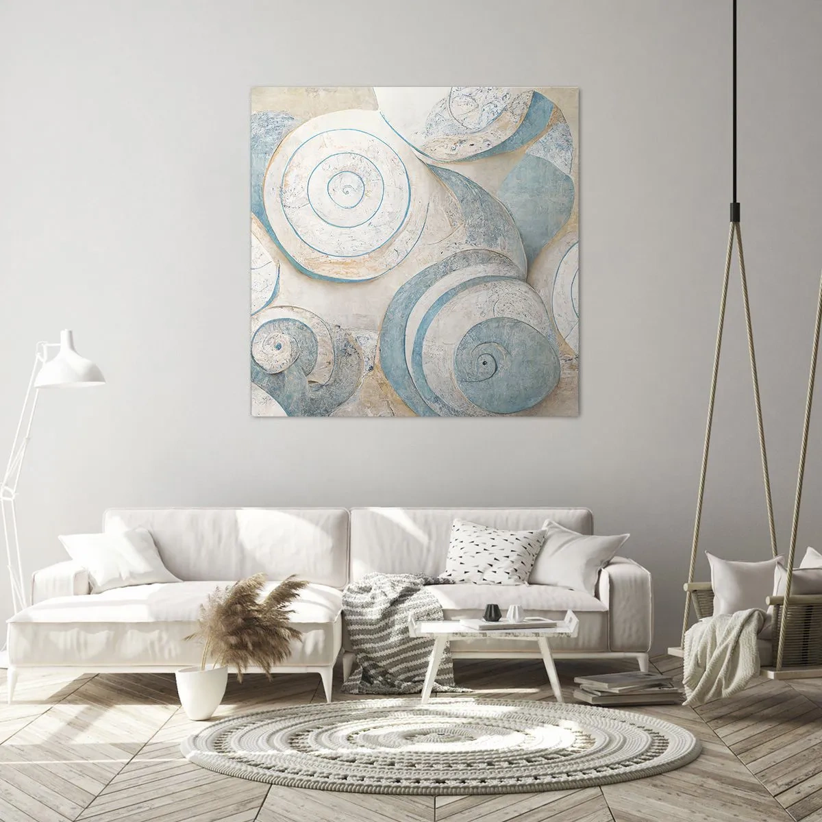 Impression sur toile - Image sur toile - Que cache la coque ? - 50x50 cm