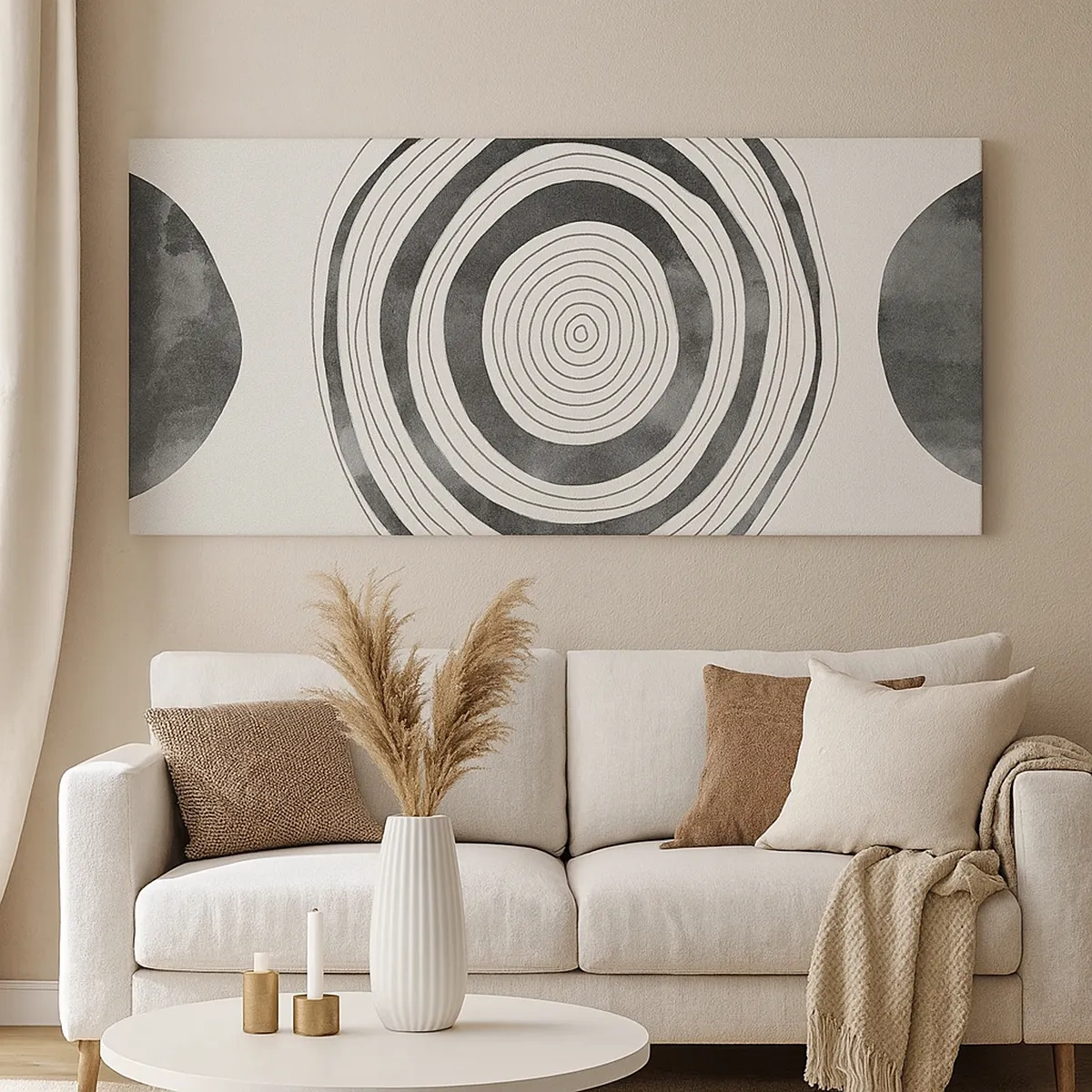 Impression sur toile - Image sur toile - Ce qui est important c'est ce qu'il y a entre les deux - 30x30 cm