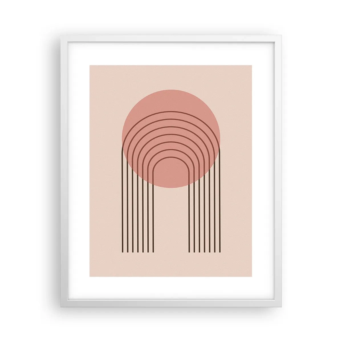 Affiche dans un cadre blanc - Poster - Attraction irrésistible - 40x50 cm