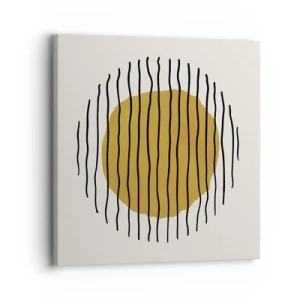 Impression sur toile - Image sur toile - Abstraction tremblante de chaleur - 30x30 cm