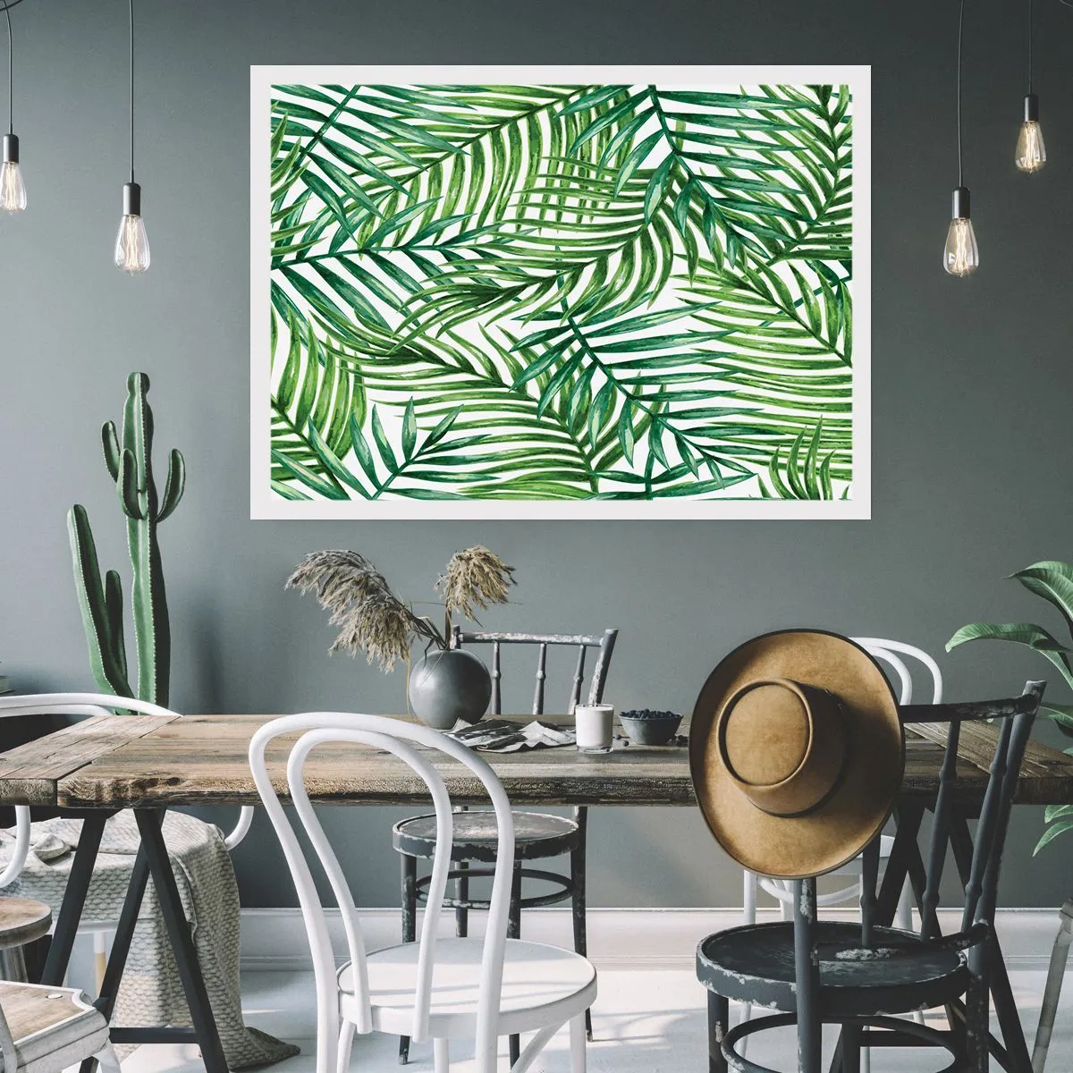 Affiche - Poster - Sous la canopée verte - 70x50 cm