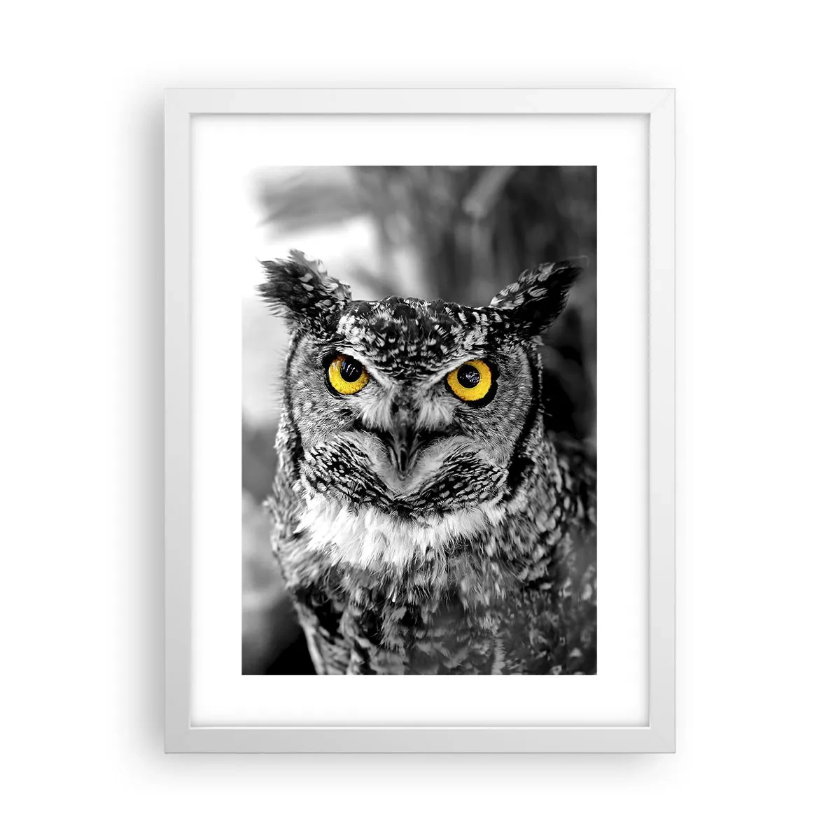 Affiche dans un cadre blanc - Poster - Rien ne se cachera - 30x40 cm