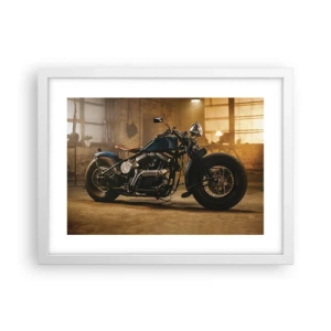 Affiche dans un cadre blanc - Poster - Je peux tout - 40x30 cm
