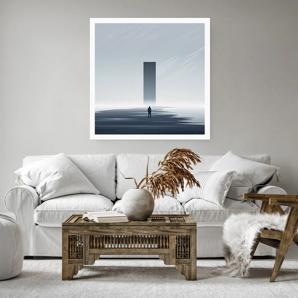 Affiche - Poster - Opportunité ou menace ? - 60x60 cm