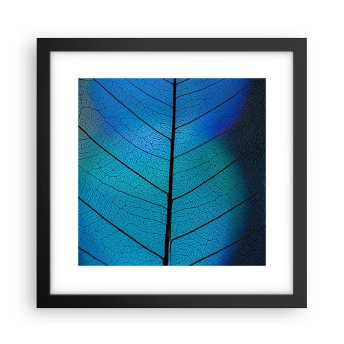 Affiche dans un cadre noir - Poster - Construction complexe - 30x30 cm