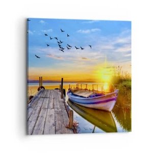 Impression sur toile - Image sur toile - Au revoir, à demain - 70x70 cm