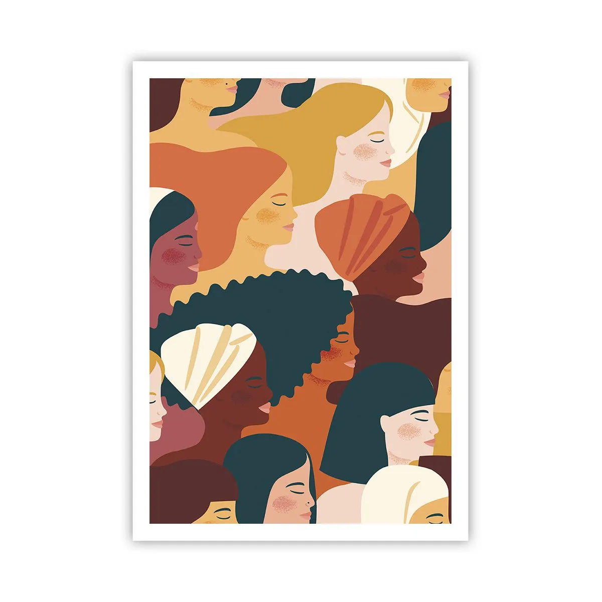 Affiche - Poster - Uniquement la féminité - 70x100 cm