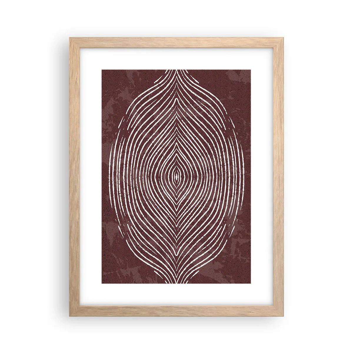 Affiche dans un chêne clair - Poster - L'espace parle - 30x40 cm