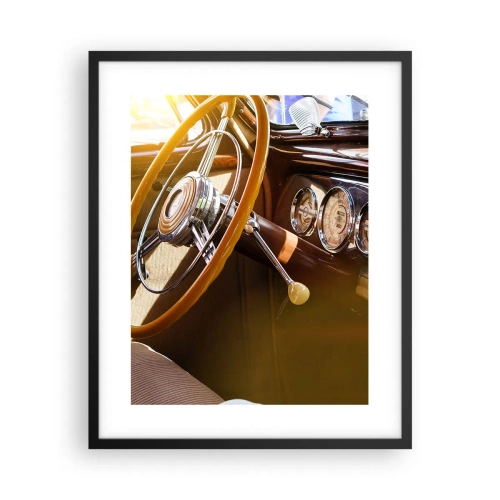 Affiche dans un cadre noir - Poster - Souffle de luxe venu du passé - 40x50 cm
