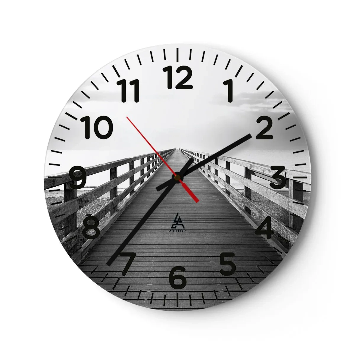 Horloge murale - Pendule murale - A perte de vue... - 40x40 cm