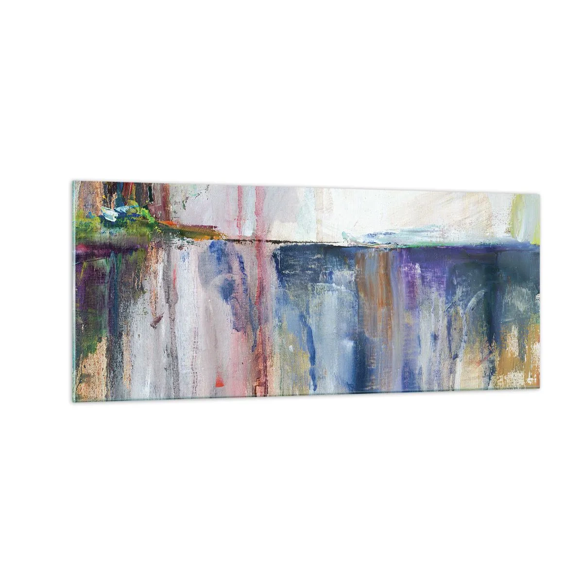 Impression sur verre - Image sur verre - Impressions et associations colorées - 100x40 cm