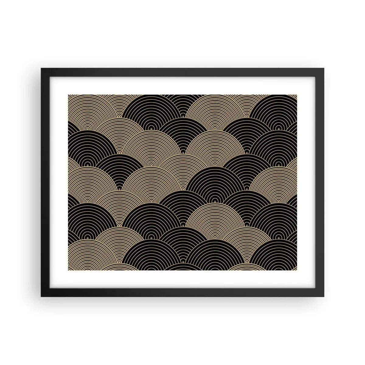 Affiche dans un cadre noir - Poster - Unité dans la multiplicité - 50x40 cm