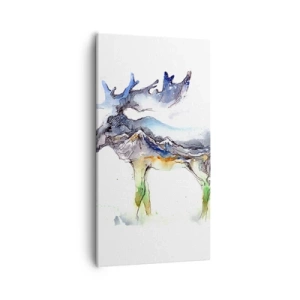 Impression sur toile - Image sur toile - Le héros d'un conte d'hiver - 55x100 cm