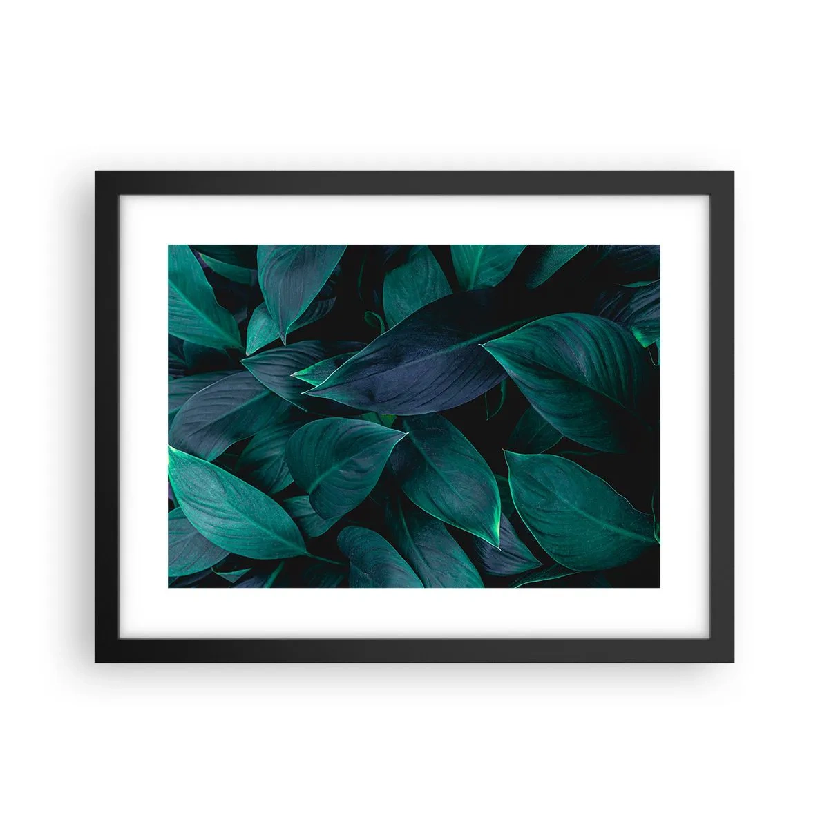 Affiche dans un cadre noir - Poster - le vert lui-même - 40x30 cm