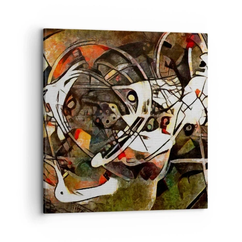 Impression sur toile - Image sur toile - Vous entendez le mouvement ? - 70x70 cm