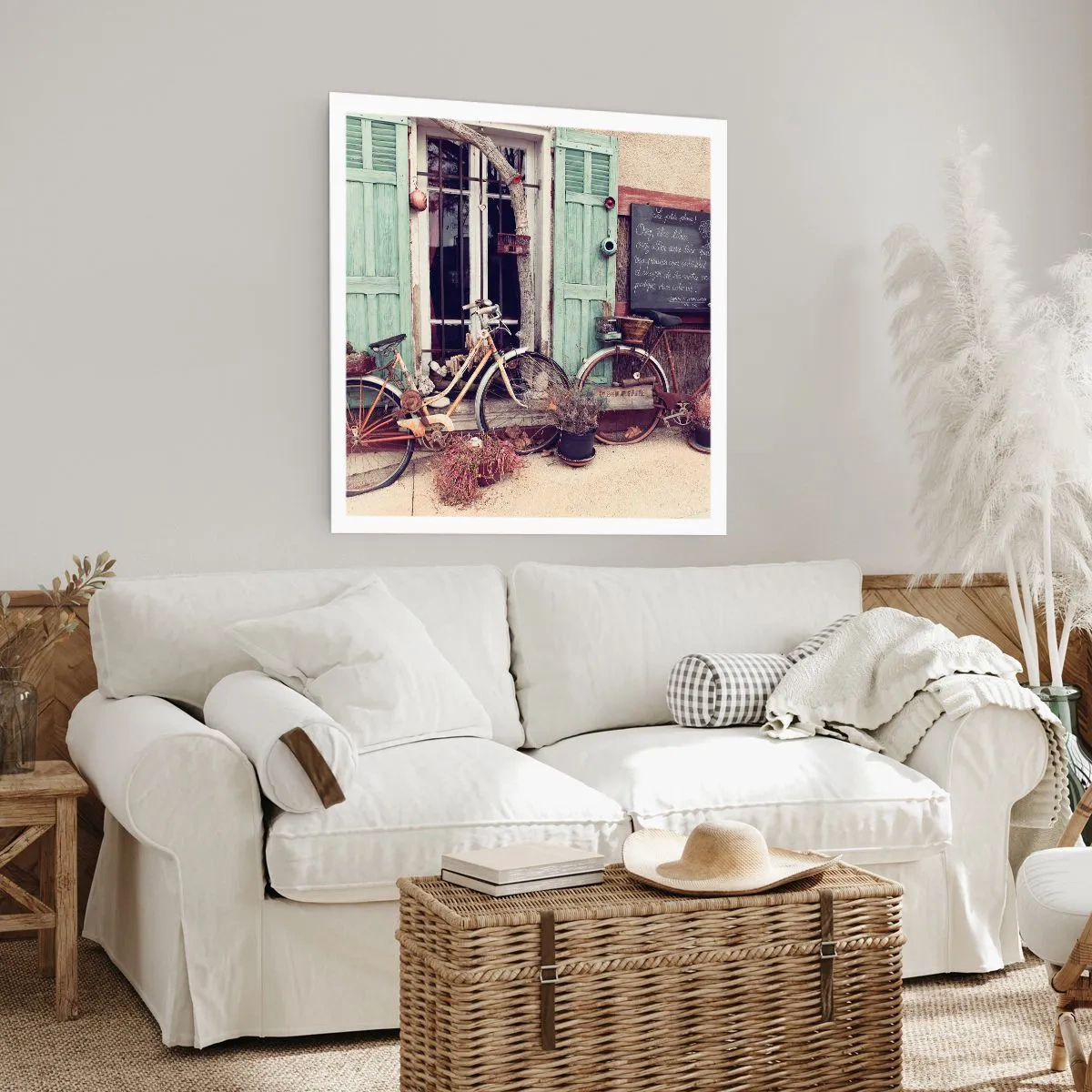 Affiche - Poster - Que la province vive - 60x60 cm