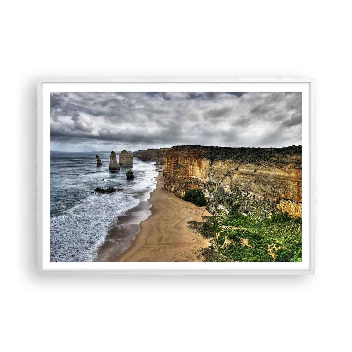 Affiche dans un cadre blanc - Poster - Beauté brute - 100x70 cm