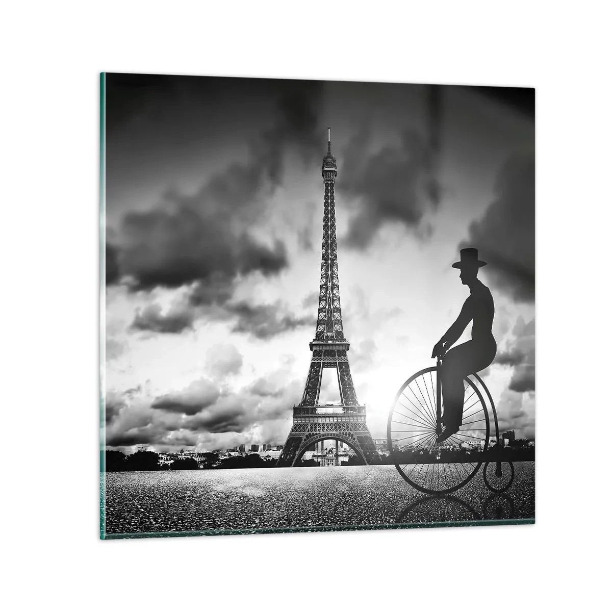 Impression sur verre - Image sur verre - Nostalgie de la Belle Epoque - 30x30 cm