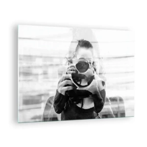 Impression sur verre - Image sur verre - Le créateur et sa matière - 70x50cm - Créateur et matériel - Décoration murale moderne pour le salon et la chambre ARTTOR