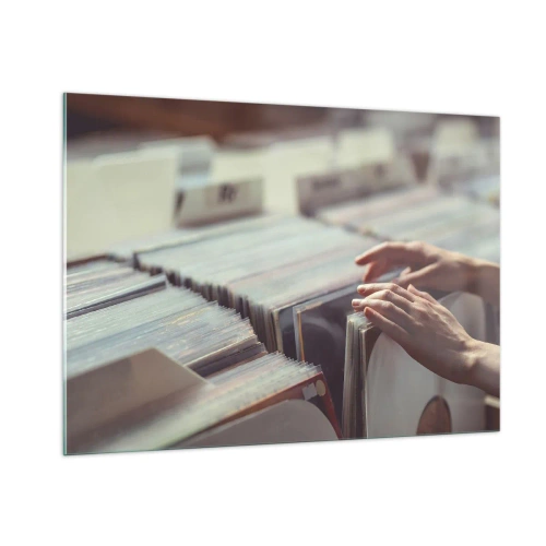 Impression sur verre - Image sur verre - À la recherche d'émotions - 100x70cm - A la recherche d'émotions - Décoration murale moderne pour le salon et la chambre ARTTOR