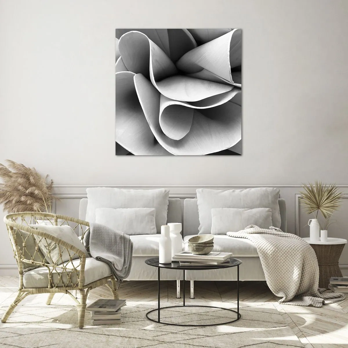 Impression sur verre - Image sur verre - Il s'en passe dans l'espace - 70x70 cm