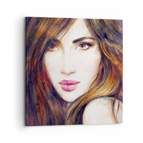 Impression sur toile - Image sur toile - Un sou pour vos pensées - 70x70 cm