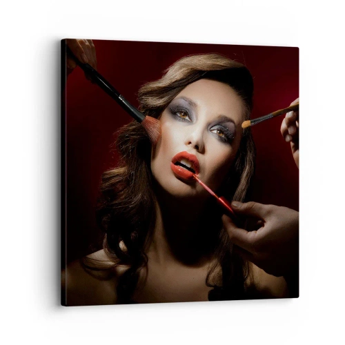 Impression sur toile - Image sur toile - Belle rêveuse - 30x30 cm