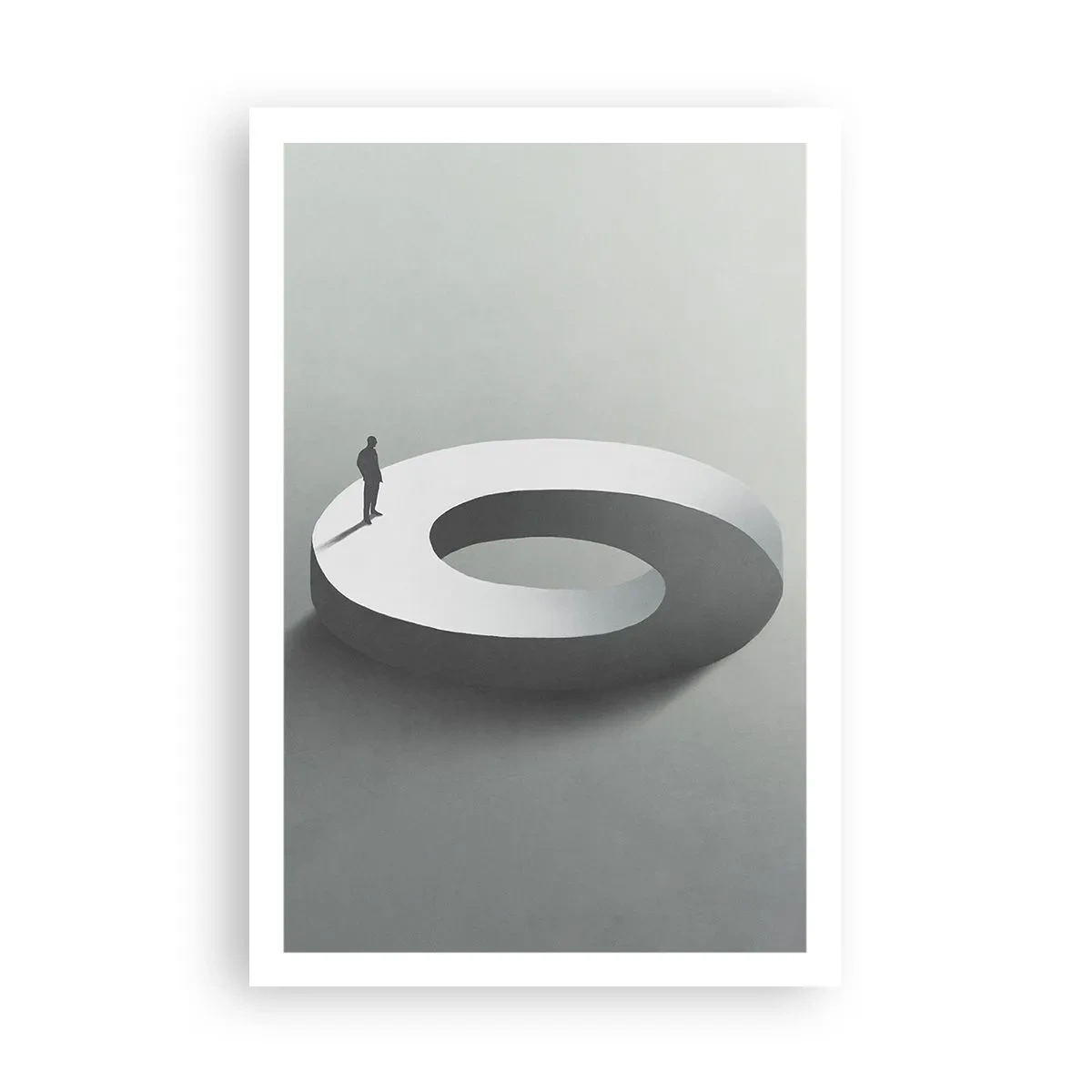 Affiche - Poster - Et sois intelligent ici - 61x91 cm