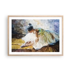 Affiche dans un chêne clair - Poster - D'après un tableau de Degas - 70x50 cm