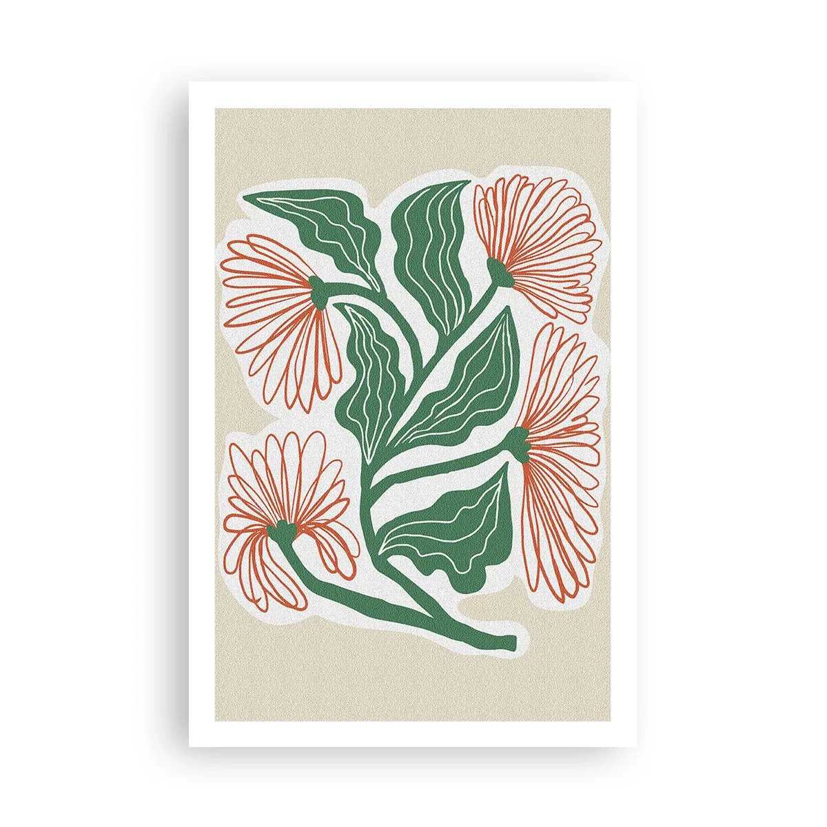 Affiche - Poster - Folk et moderne - 61x91 cm