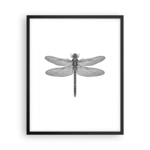 Affiche dans un cadre noir - Poster - Précision de la nature - 40x50 cm