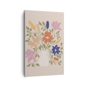 Impression sur toile - Image sur toile - Bouquet délicat - 80x120 cm