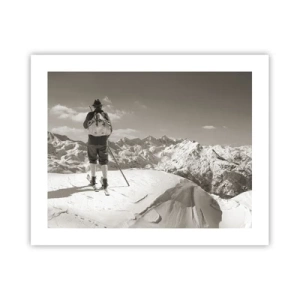 Affiche - Poster - Toutes les mêmes ces montagnes - 50x40 cm