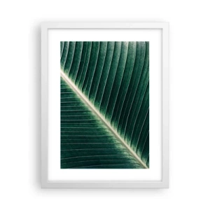 Affiche dans un cadre blanc - Poster - Le rythme de la nature - 30x40 cm