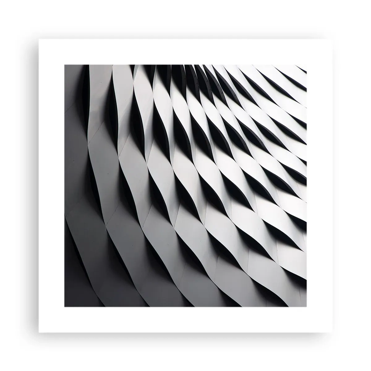 Affiche - Poster - A la surface des vagues - 40x40 cm