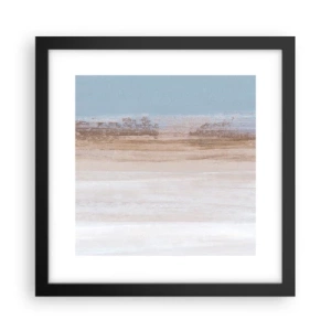 Affiche dans un cadre noir - Poster - Paysage ambigu - 30x30 cm