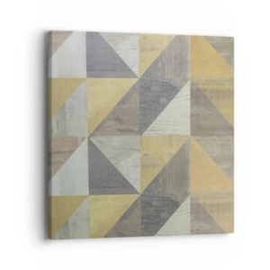 Impression sur toile - Image sur toile - Suivant l'angle du triangle - 40x40 cm