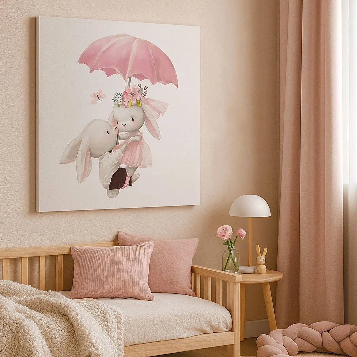 Impression sur toile - Image sur toile - C'est ça l'amour - 30x30 cm