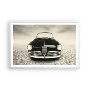 Affiche dans un cadre blanc - Poster - Et alors! Tu ne m'aime pas? - 91x61 cm