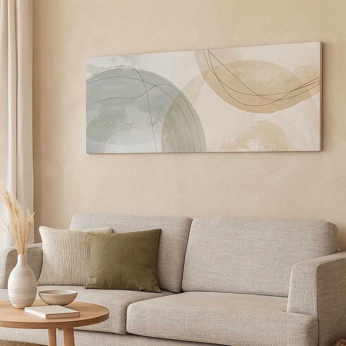 Impression sur toile - Image sur toile - Mondes pénétrants - 100x40 cm