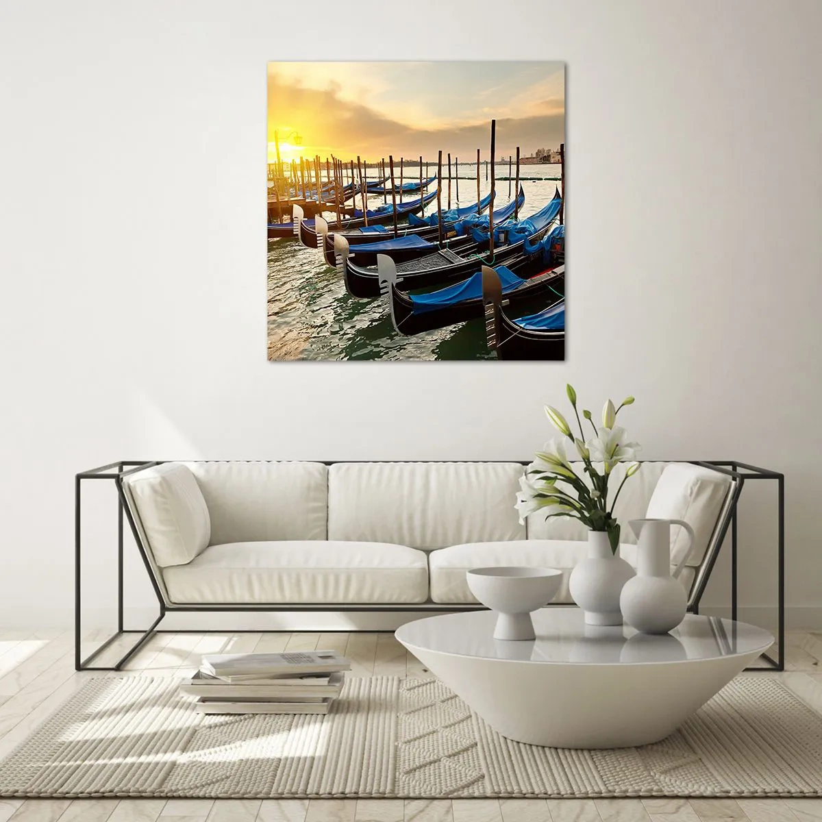 Impression sur verre - Image sur verre - Avant que le vacarme n'arrive - 70x70 cm