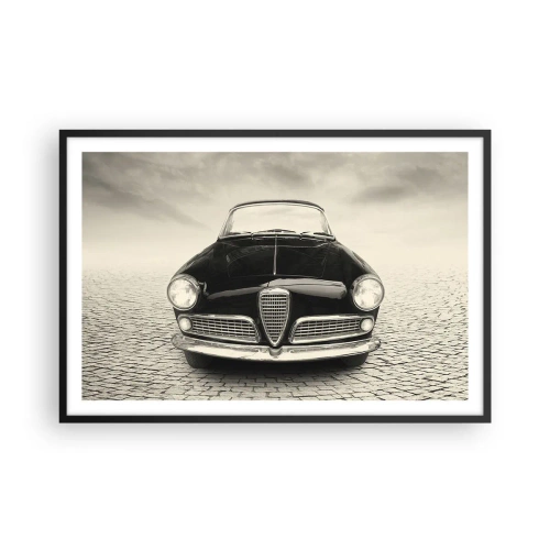 Affiche dans un cadre noir - Poster - Et alors! Tu ne m'aime pas? - 91x61 cm