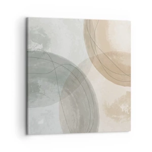 Impression sur toile - Image sur toile - Mondes pénétrants - 60x60 cm